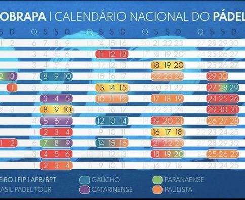Conheça o calendário Nacional de Padel para 2022